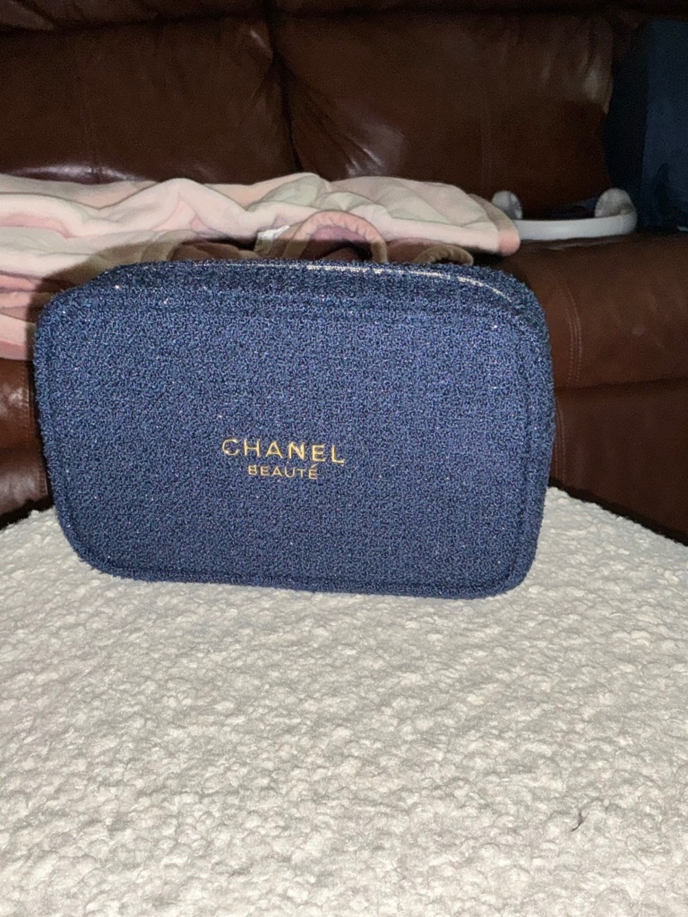 Chanel Beaute Holiday Edition Cosmetic Pouch